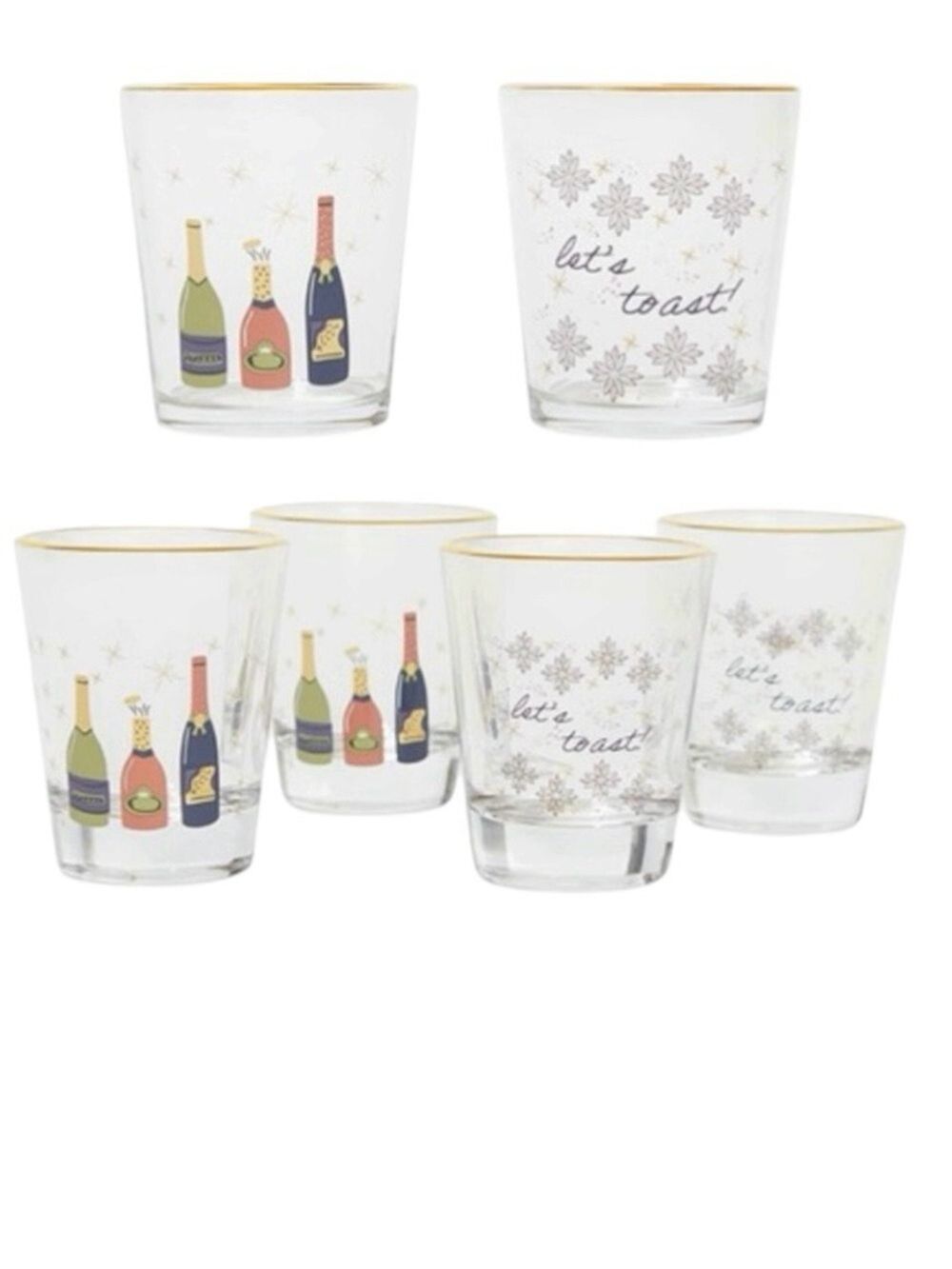 Chic & Tonic Party Cocktail Glassware Set of Four.